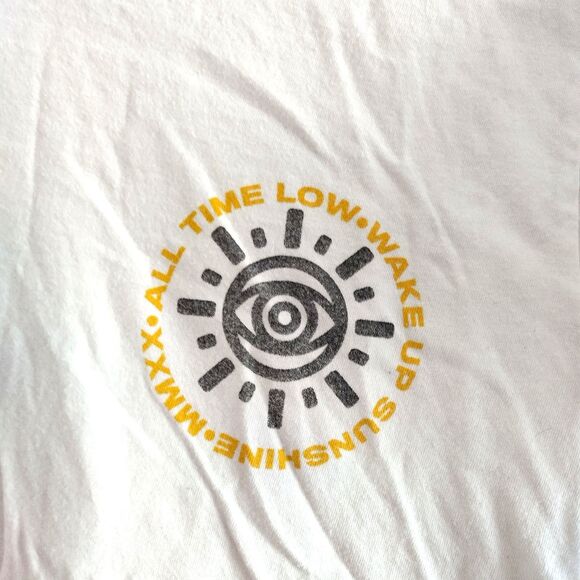 All Time Low Wake Up Sunshine MMXX 2020 T Shirt Getaway Green Adult S - Picture 3 of 5